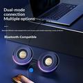 Erazer A500 2.0 RGB Desktop Gaming Speakers - 10W - Black