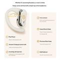 Erazer ER50 Clip-On Open-Ear Wireless Earphones - White