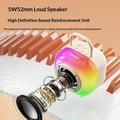 Erazer K20 Bluetooth Karaoke Speaker with 2 Microphones - Beige