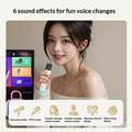 Erazer K20 Bluetooth Karaoke Speaker with 2 Microphones - Beige