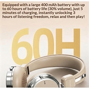 Erazer R1 Retro Wireless Headphones with ENC - Beige