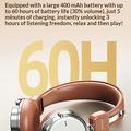 Erazer R1 Retro Wireless Headphones with ENC - Coffee