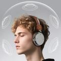 Erazer R1 Retro Wireless Headphones with ENC - Coffee