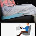 Ergonomic Mesh Car Seat Cushion with Memory Foam - Black