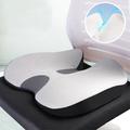 Ergonomic Mesh Car Seat Cushion with Memory Foam - Grey