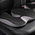 Ergonomic Mesh Car Seat Cushion with Memory Foam - Grey