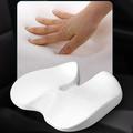 Ergonomic Mesh Car Seat Cushion with Memory Foam - Grey