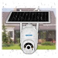 Escam QF250 Solar-Powered Surveilance Camera - 1080p, WiFi - White