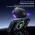 Essager 15W Air Vent Magnetic Wireless Charger/Car Holder with Cooling Fan - MagSafe Compatible - Black