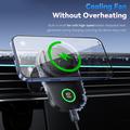 Essager 15W Air Vent Magnetic Wireless Charger/Car Holder with Cooling Fan - MagSafe Compatible - Black