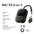 Essager ES-BT30 2-in-1 Bluetooth Audio Adapter - RX/TX - Black