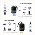 Essager ES-BT30 2-in-1 Bluetooth Audio Adapter - RX/TX - Black