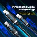 Essager ES-X47 240W USB-C Cable with Digital Display - 2m - Black