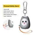 Essager H7 Personal Keychain Safety Alarm - 130dB - Grey