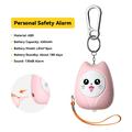 Essager H7 Personal Keychain Safety Alarm - 130dB - Pink