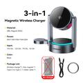 Essager T50 Qi2.2 3-in-1 Magnetic Wireless Charger - 25W - Grey