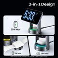 Essager T50 Qi2.2 3-in-1 Magnetic Wireless Charger - 25W - Grey