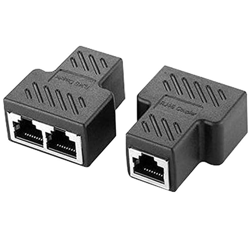 RJ45 Splitter Adapter LAN Ethernet Cable 1 to 2/3 Port Cable Connector Plug  New