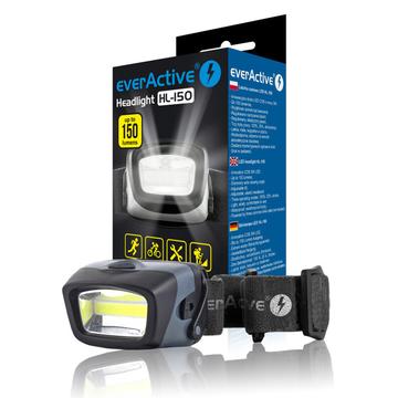 EverActive HL-150 LED Headlamp w. 3 Lighting Modes - 150 Lumens