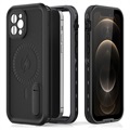 Extreme IP68 iPhone 12 Pro Magnetic Waterproof Case - Black