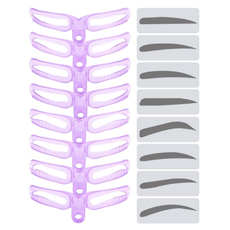 Eyebrow Shaping Kit with 8 Reusable Eyebrow Stencils