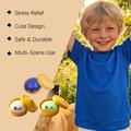 Eyes Expression Dumpling Squishy Toy with Steamer Box - Green