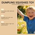 Eyes Expression Dumpling Squishy Toy with Steamer Box - Green