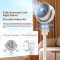 F1 3-in-1 Air Circulator Fan with Adjustable Height and Remote Control