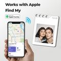 F10 Mini Bluetooth Tracker with 1.54" E-Ink Display - White