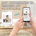 F10 Mini Bluetooth Tracker with 1.54" E-Ink Display - White