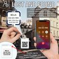 F10 Mini Bluetooth Tracker with 1.54" E-Ink Display - White