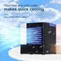 F10 TJ-101 Desktop Mini Air Conditioner with Night Light - Black