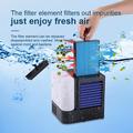 F10 TJ-101 Desktop Mini Air Conditioner with Night Light - Black