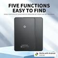 F14 Android Card Tracker / Bluetooth Locator - Google Find Hub - Black