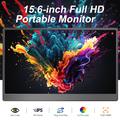 F156P02 15.6" Full HD Portable Monitor with Kickstand - Black