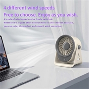 F16 Mini Desktop Fan for Office and Home - Grey
