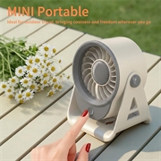 F16 Mini Desktop Fan for Office and Home - Grey