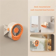 F16 Mini Desktop Fan for Office and Home - Orange