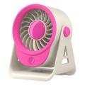 F16 Mini Desktop Fan for Office and Home - Hot Pink