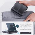 F16S 3-in-1 Foldable Wireless Charging Station for Samsung Galaxy Devices - 15W - Black
