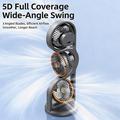 F17 3-Head Desktop Fan with 360 Rotation, LED Light - Grey