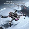 F208 Foldable Professional Drone V.2.0 with 4.5" Screen Remote - Brushless, GPS - Black