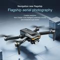 F208 Foldable Professional Drone V.2.0 with 4.5" Screen Remote - Brushless, GPS - Black
