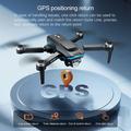 F208 Foldable Professional Drone V.2.0 with 4.5" Screen Remote - Brushless, GPS - Black