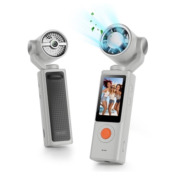 F21 2-in-1 Handheld Camera with Air Cooler Fan - White
