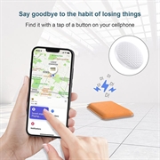 F26 Anti-Lost Bluetooth Tracker - Apple Find My Compatible - White