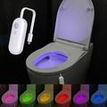 F27 RGB Motion Sensor Toilet Night Light - 2 Pcs. - White