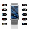 F360 Smart Band - Heart Rate, HRV, SpO2, Sleep Tracking, 44 Sport Modes - Nylon Strap - Grey