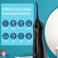 F5 Portable Electric Water Flosser/Oral Irrigator - Black