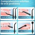 F5 Portable Electric Water Flosser/Oral Irrigator - Black